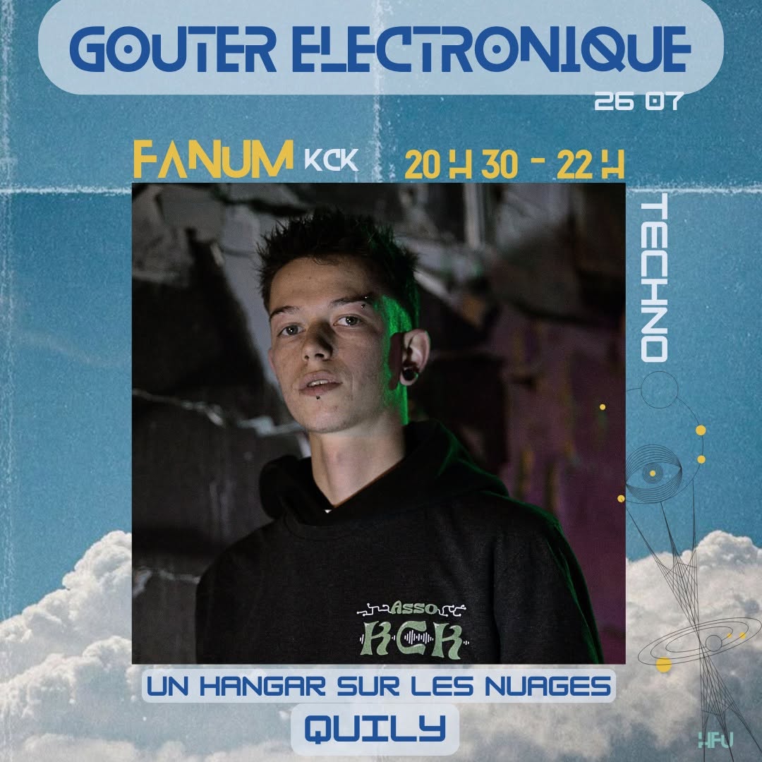 Affiche de Fanum KCK au Goûter Électronique 5